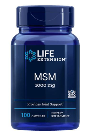 MSM 1000 mg (100 Capsules) - Life Extension
