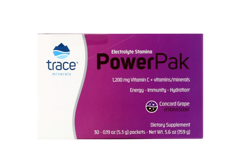 Trace Minerals Research, Electrolyte Stamina Power Pak, Pomegranate Blueberry, 0.22 oz (6.2 g), 32 Packets