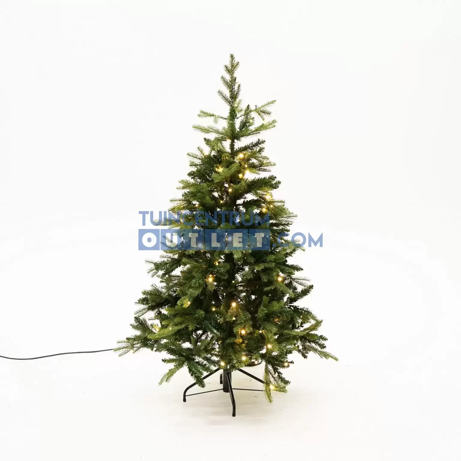 Kerstboom Brampton LED h155 d102 cm - groen