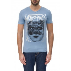 7024 METROPOLIS - Antony Morato - T-shirts - Blauw
