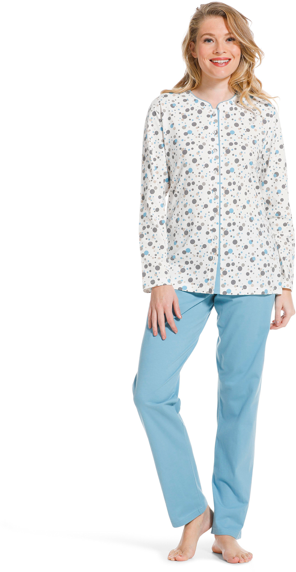 Pastunette doorknoop dames pyjama 20222-140-6-38