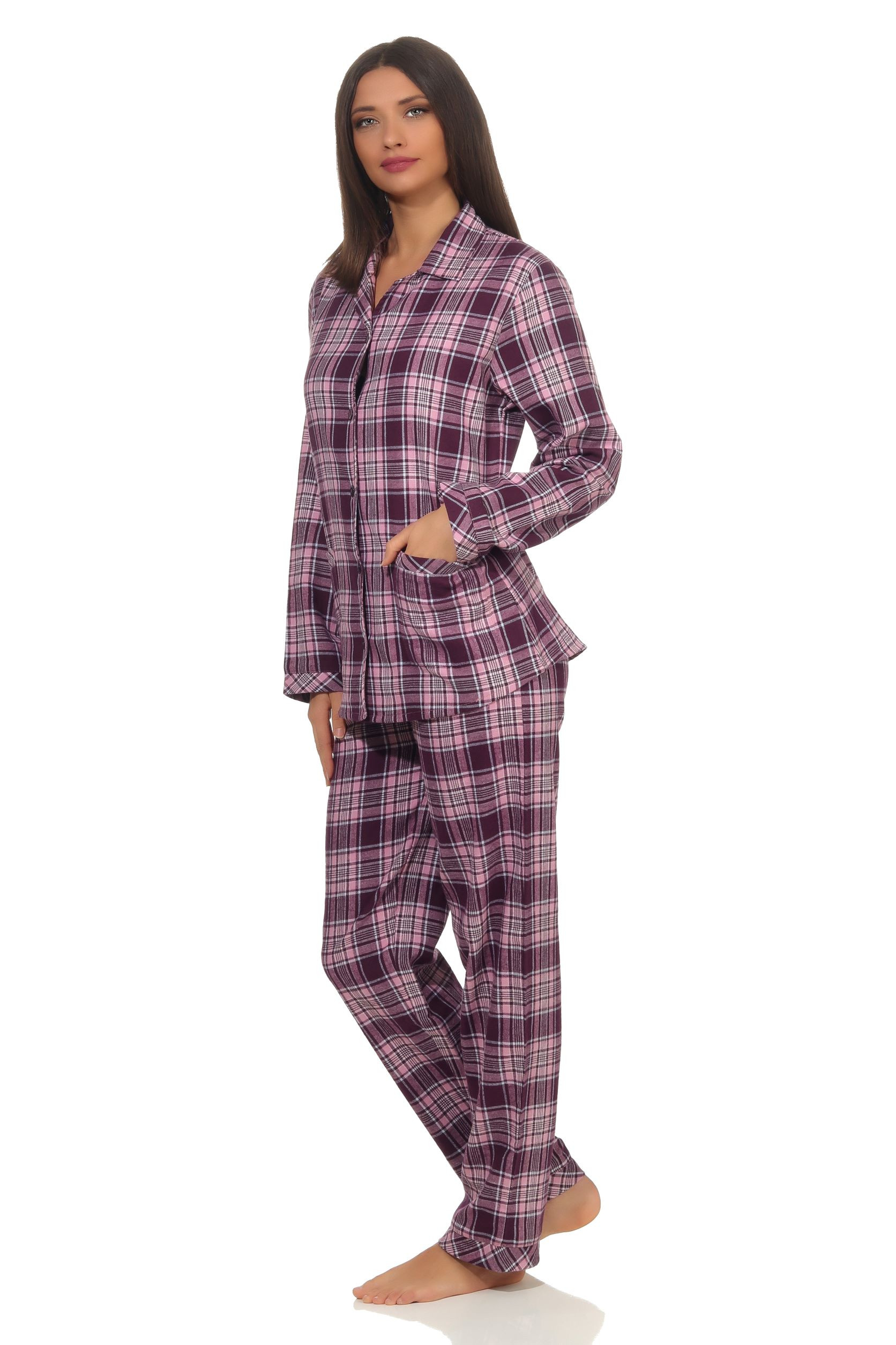 Dames pyjama Creative flanel 64299-L 44/46