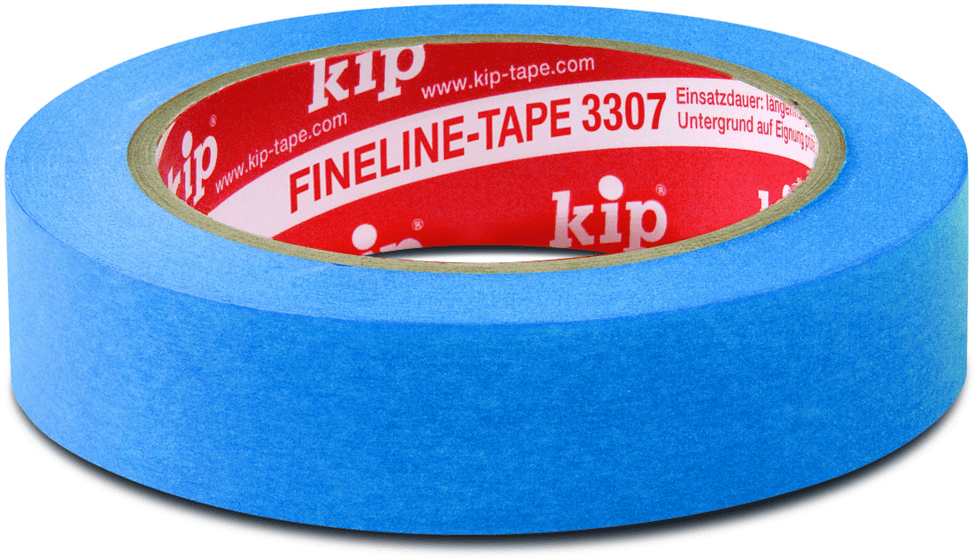 kip fineline tape washi-tec 3307 blauw 18mm x 50m
