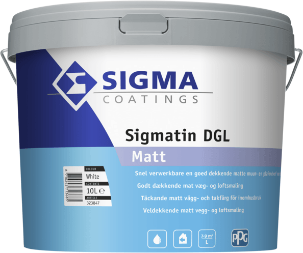 sigma sigmatin dgl matt lichte kleur 2.5 ltr