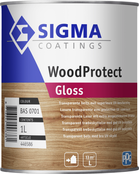 sigma woodprotect gloss kleur 2.5 ltr