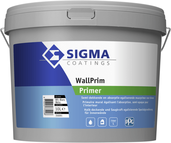 sigma wallprim lichte kleur 2.5 ltr