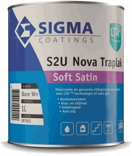 sigma s2u nova traplak soft satin lichte kleur 2.5 ltr