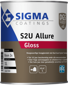 sigma s2u allure gloss kleur 2.5 ltr