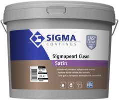 sigma sigmapearl clean satin donkere kleur 10 ltr
