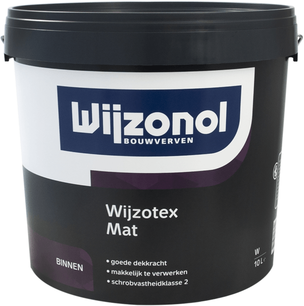 wijzonol wijzotex mat donkere kleur 2.5 ltr