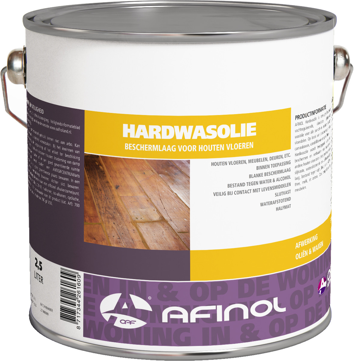Afinol Hardwasolie 2,5 liter
