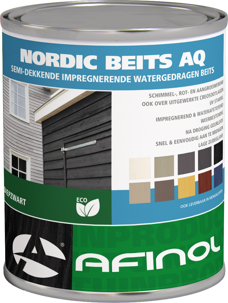 Afinol Nordic Beits AQ Zomergeel 750 ml