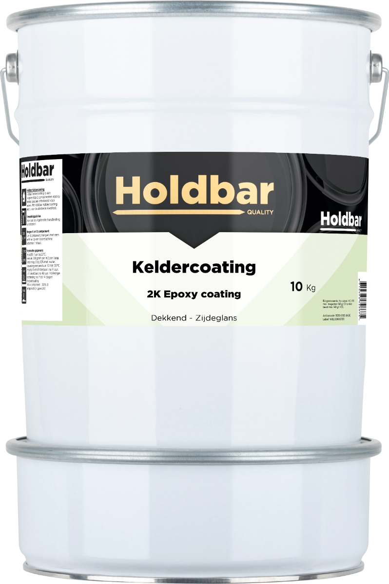 Holdbar Keldercoating Gebroken Wit (RAL 9010) 10 kg