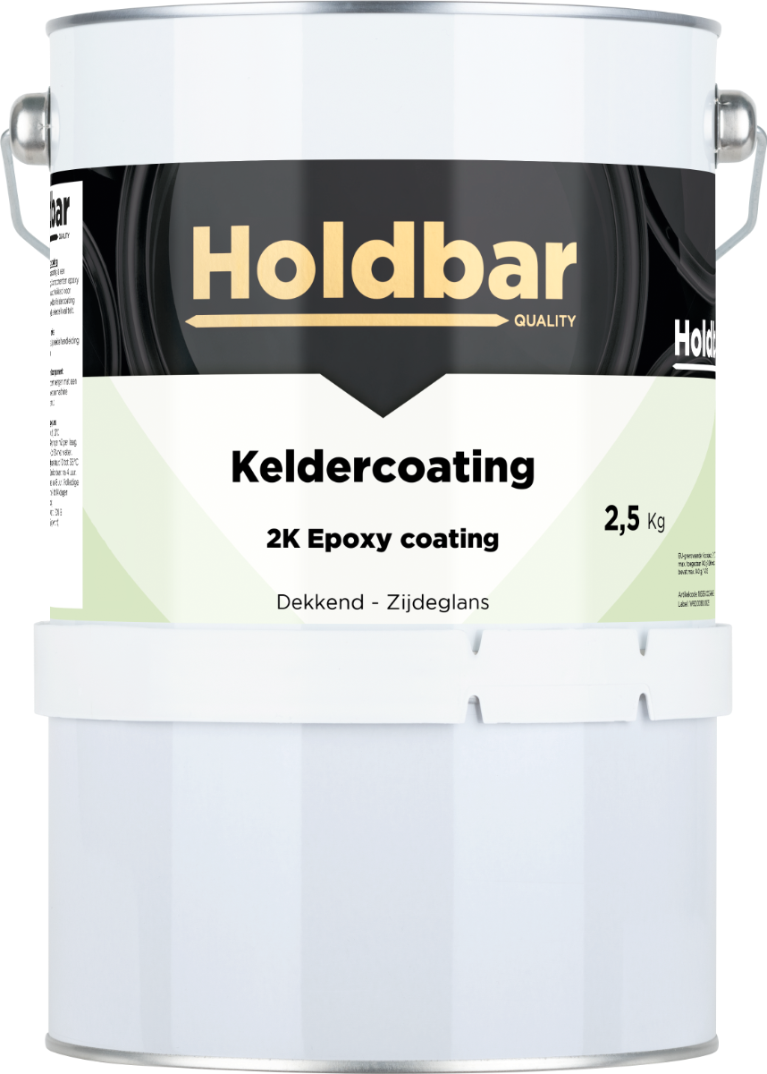 Holdbar Keldercoating Gebroken Wit (RAL 9010) 2,5 kg