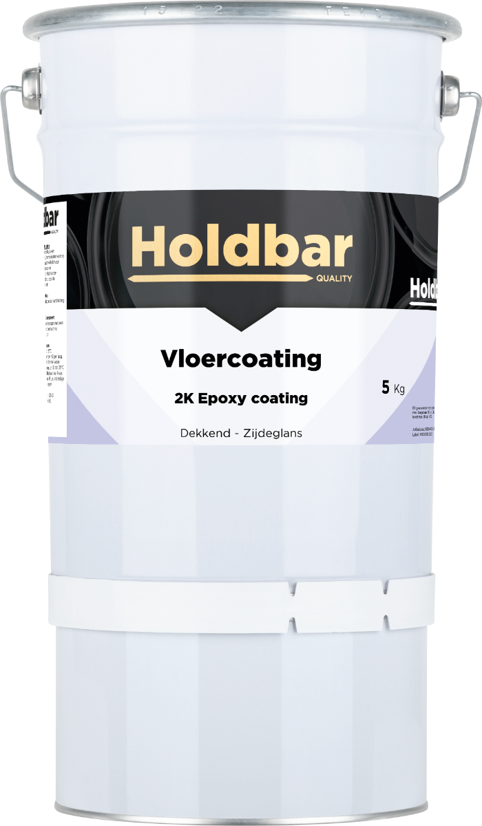 Holdbar Vloercoating Gebroken Wit (RAL 9010) 5 kg