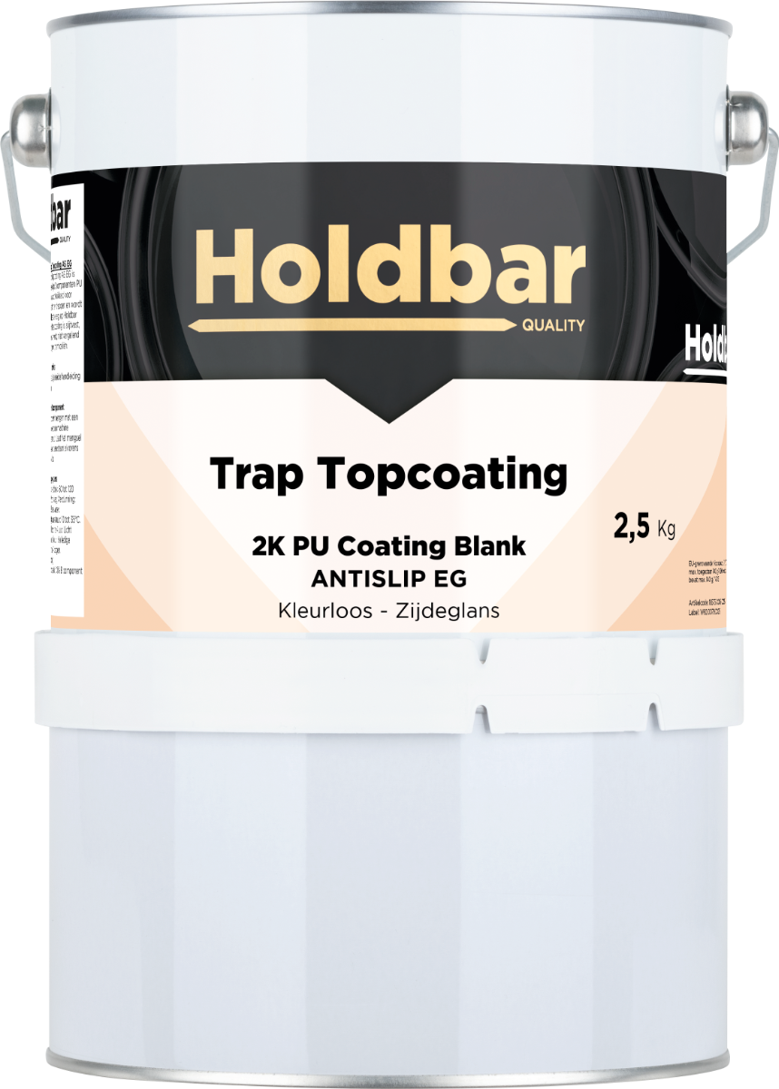 Holdbar Trap Topcoating Antislip (Extra grof) Zijdeglans 2,5 Kg