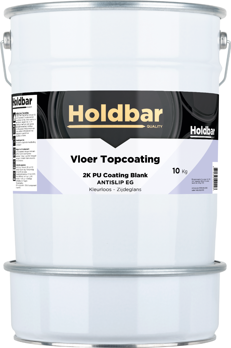 Holdbar Vloer Topcoating Zijdeglans Antislip (Extra grof) 10 kg