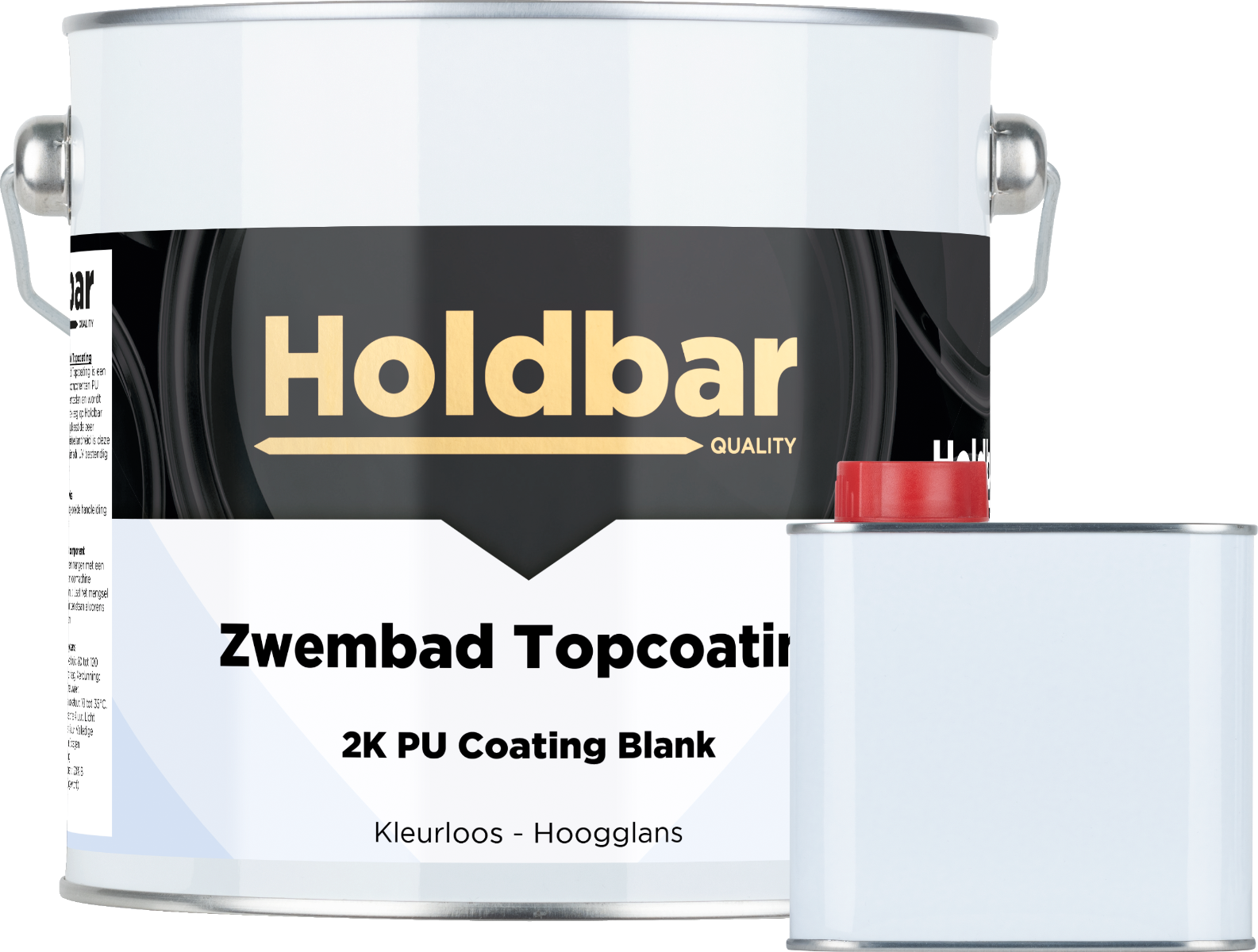 Holdbar Zwembad Topcoating Hoogglans 2,5 kg