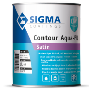Sigma Contour Aqua Satin