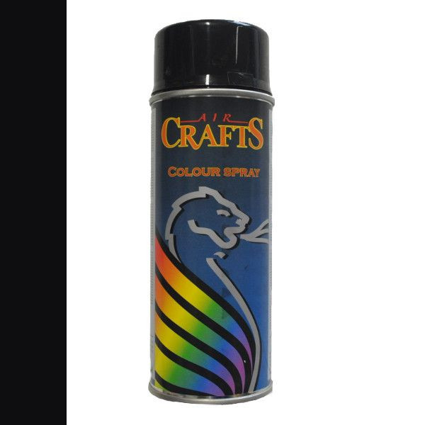 Crafts Spray RAL 9005 Deep Black | Gitzwart | Hoogglans