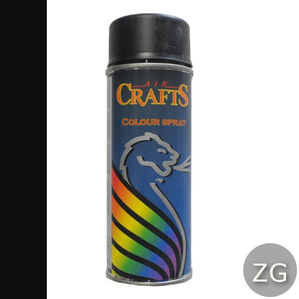 Crafts Spray RAL 9005 Deep Black | Gitzwart | Zijdeglans
