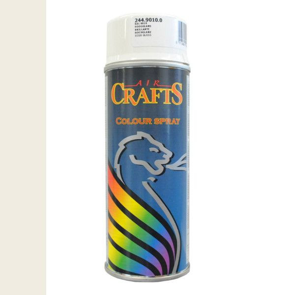Crafts Spray RAL 9010 Pure White | Zuiver wit | Hoogglans