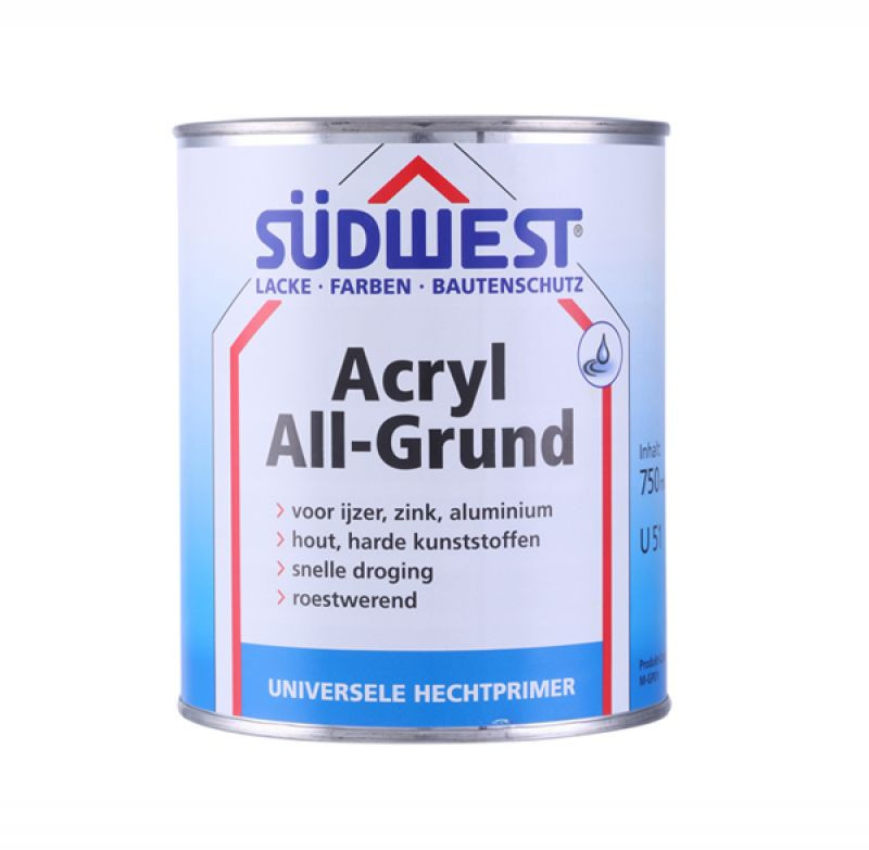 Sudwest Acryl All-Grund Antraciet