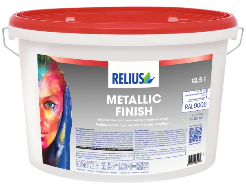Relius Metallic Finish Ral 9006