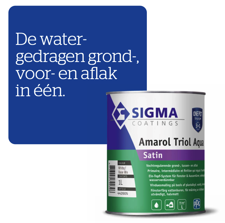 Sigma Amarol Triol Aqua Satin 1 liter