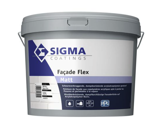 Sigma Facade topcoat Flex Matt 10 liter