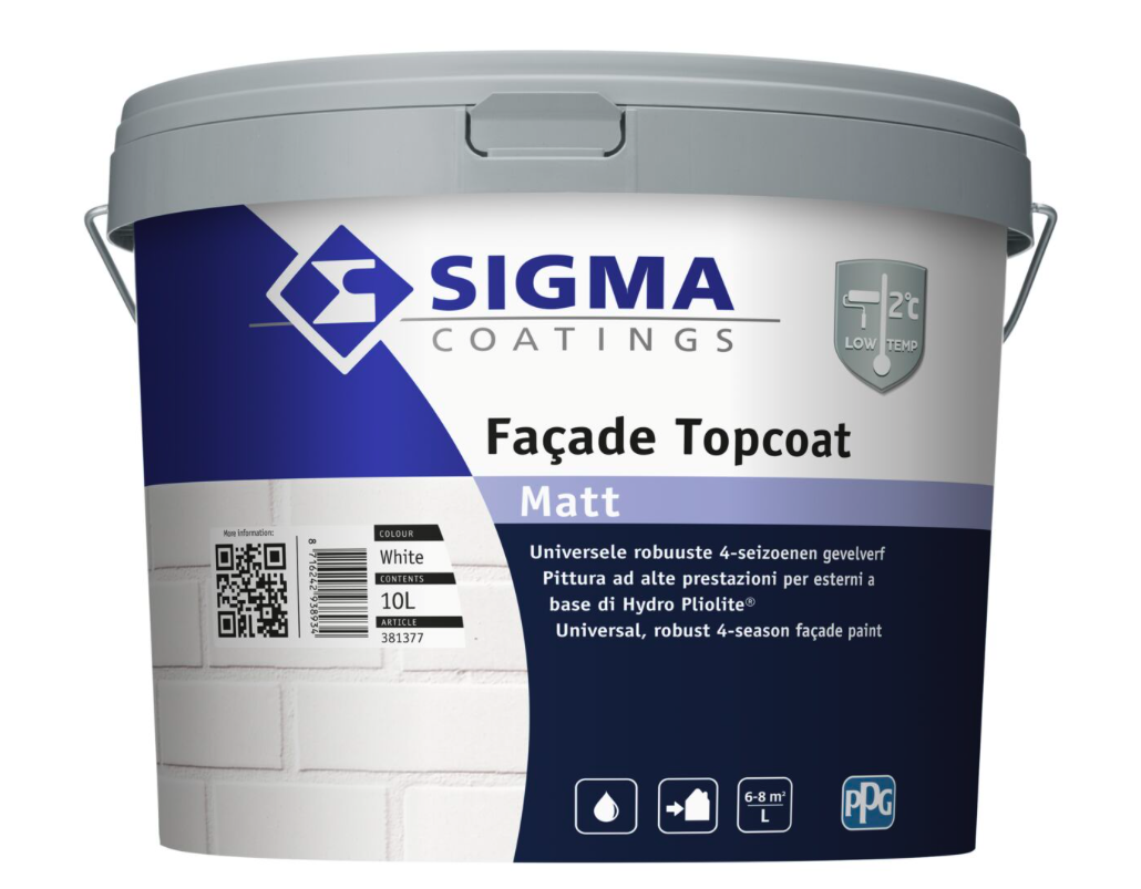 Sigma Facade topcoat Matt 10 liter