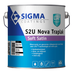 Sigma S2U nova traplak soft satin 2.5 liter RAL 9001