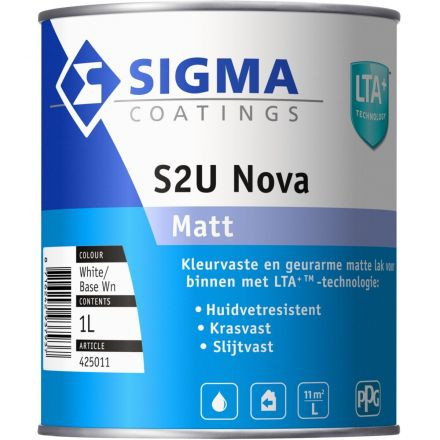 Sigma S2U Nova Matt 1 liter Aanbieding