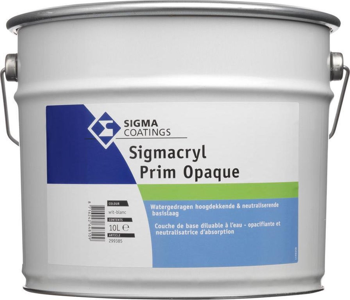 sigmacryl prim opaque 10 liter