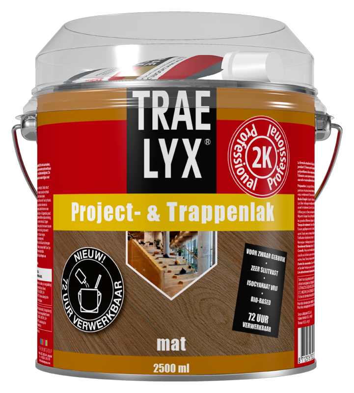 Trae Lyx Project- en Trappenlak mat