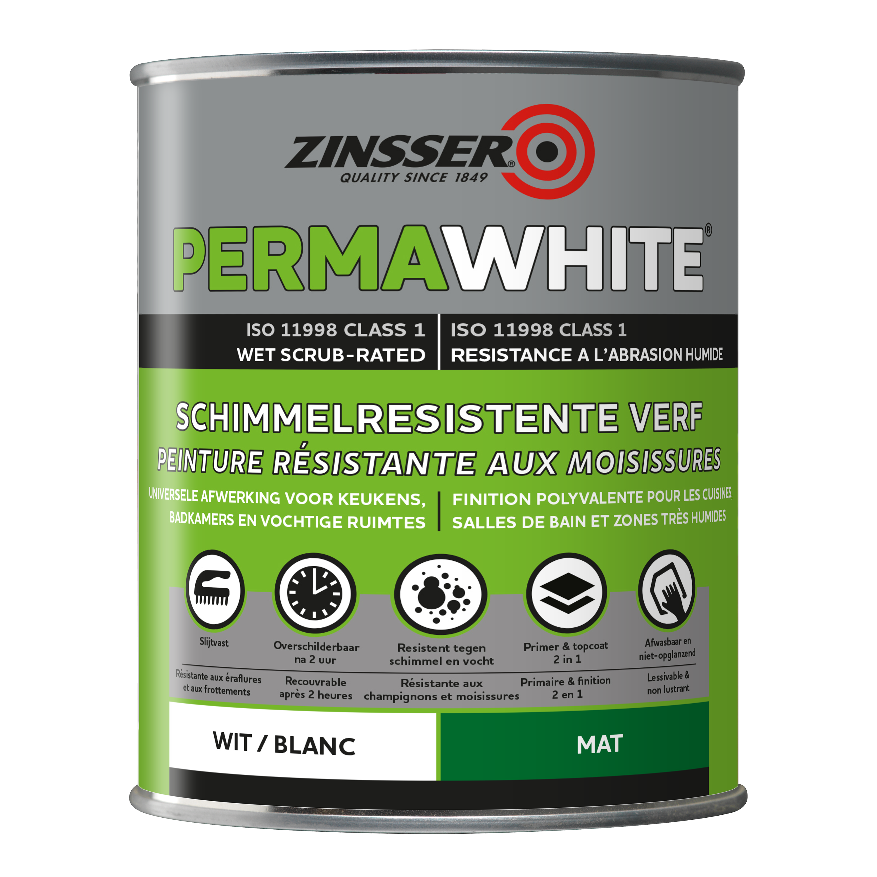 Zinsser Perma-White Matt 2.5 liter