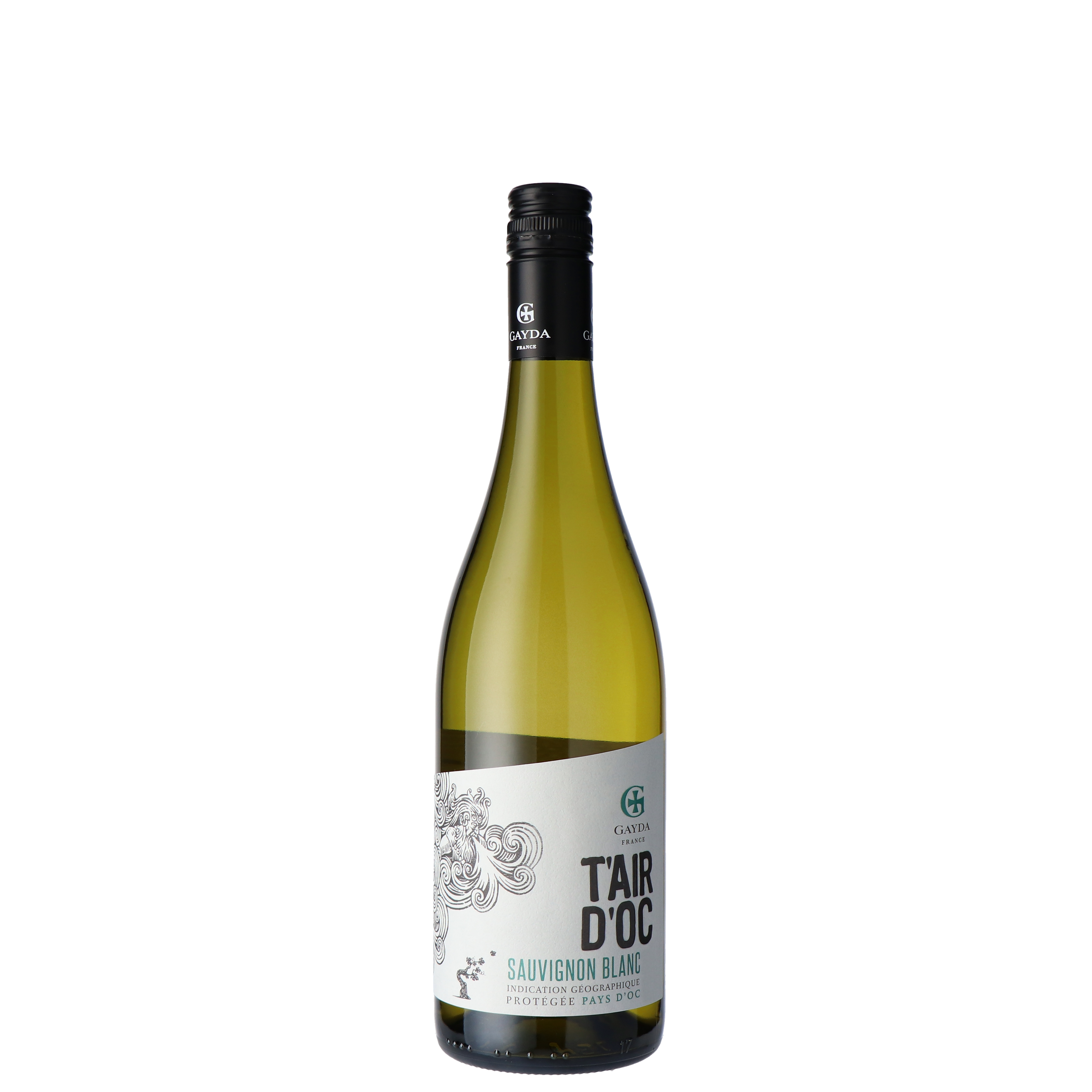 Domaine Gayda T'Air d'Oc Sauvignon Blanc 2022 | Franse Witte wijn | Languedoc - Frankrijk | 0,75L