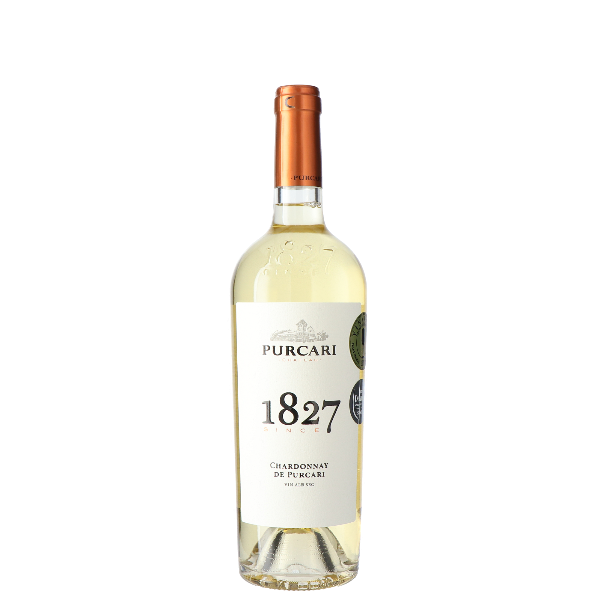 Château Purcari 1827 Chardonnay 2022 | Moldavische Witte wijn | ȘtefanVodĂ - Moldavie | 0,75L