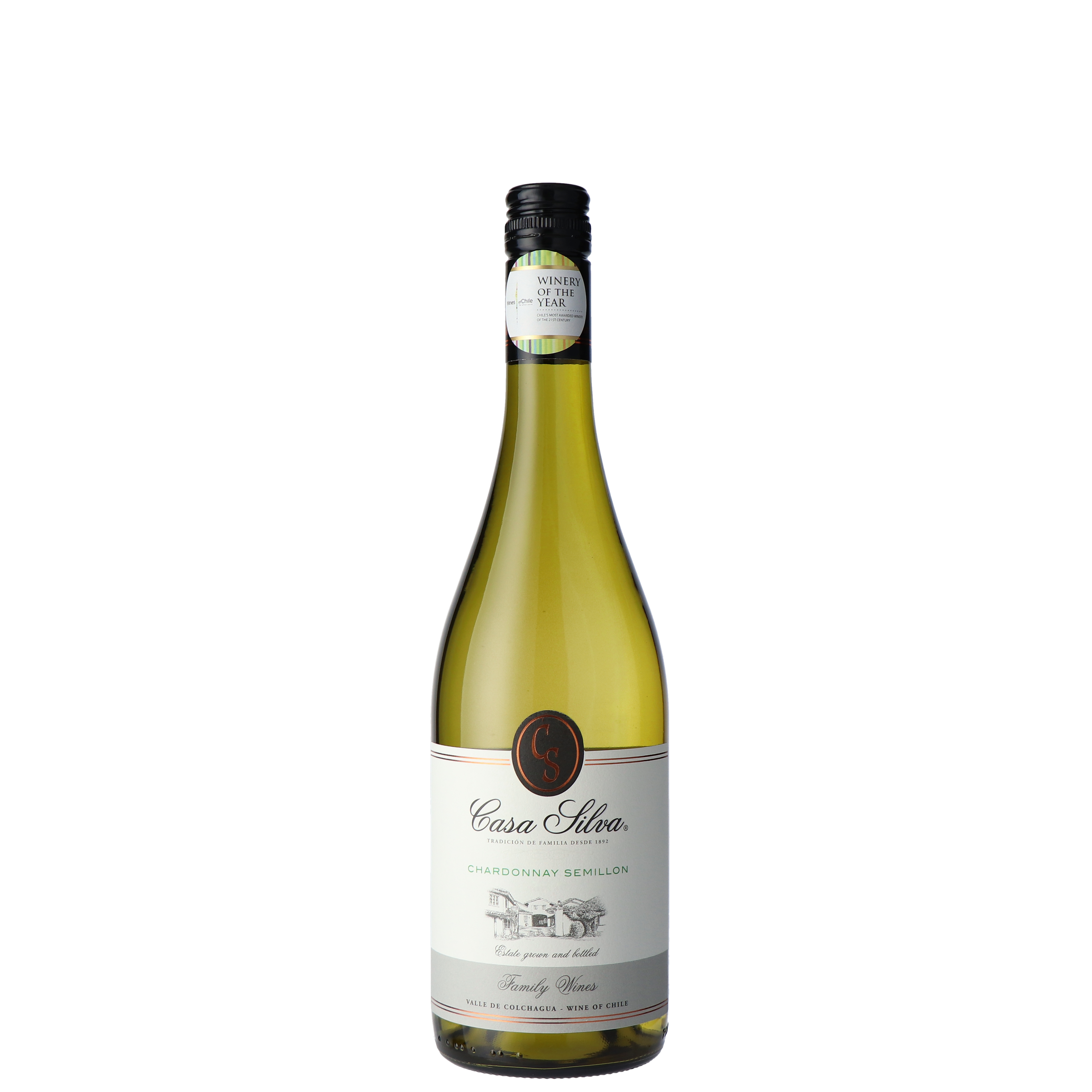 Casa Silva Family Wines Chardonnay | Sémillon 2023 | Chileense Witte wijn | Vale de Colchagua - Chili | 0,75L