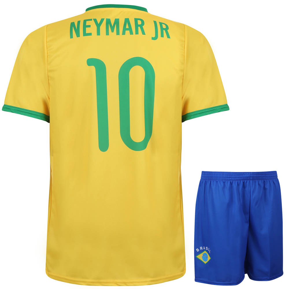 Brazilie Voetbaltenue Neymar - Voetbalshirt - Broekje - Kids en Senior