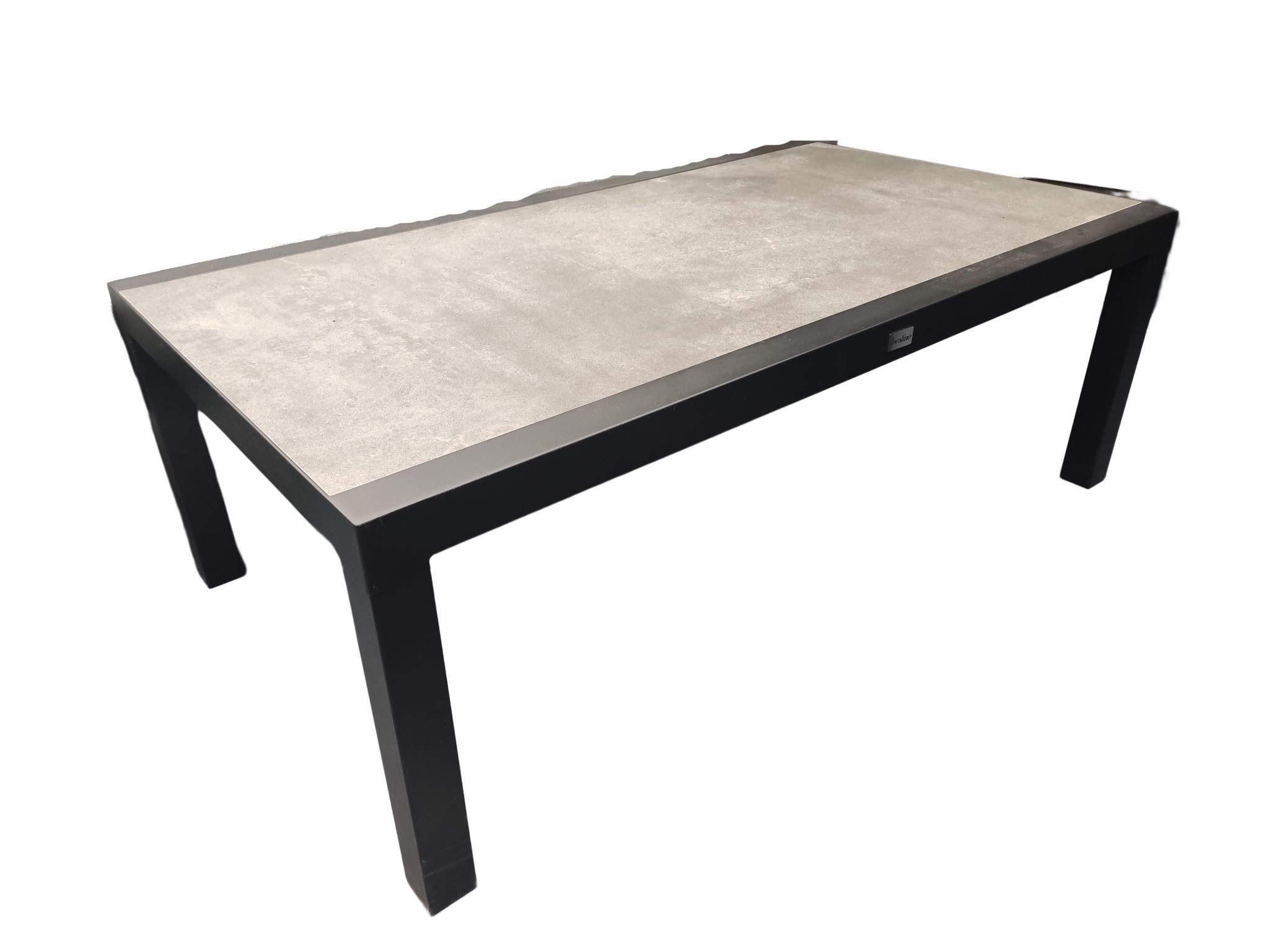 tea table aluminium inlay antraciet - Driesprong Collection