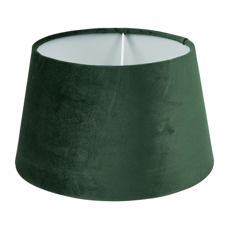 Lampenkap velvet - groen - ø23 cm