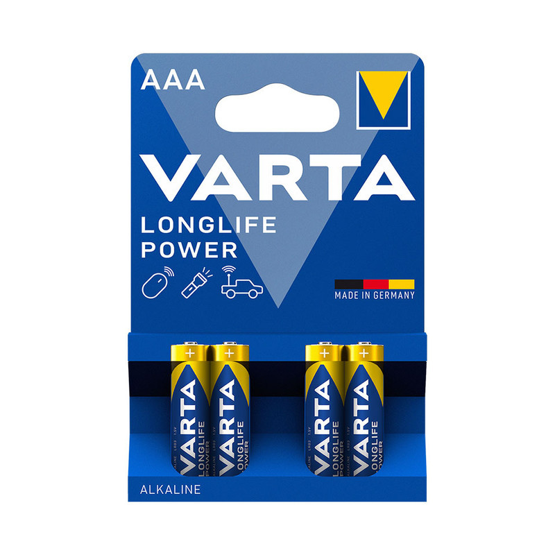Varta High Energy AAA batterijen set van 4