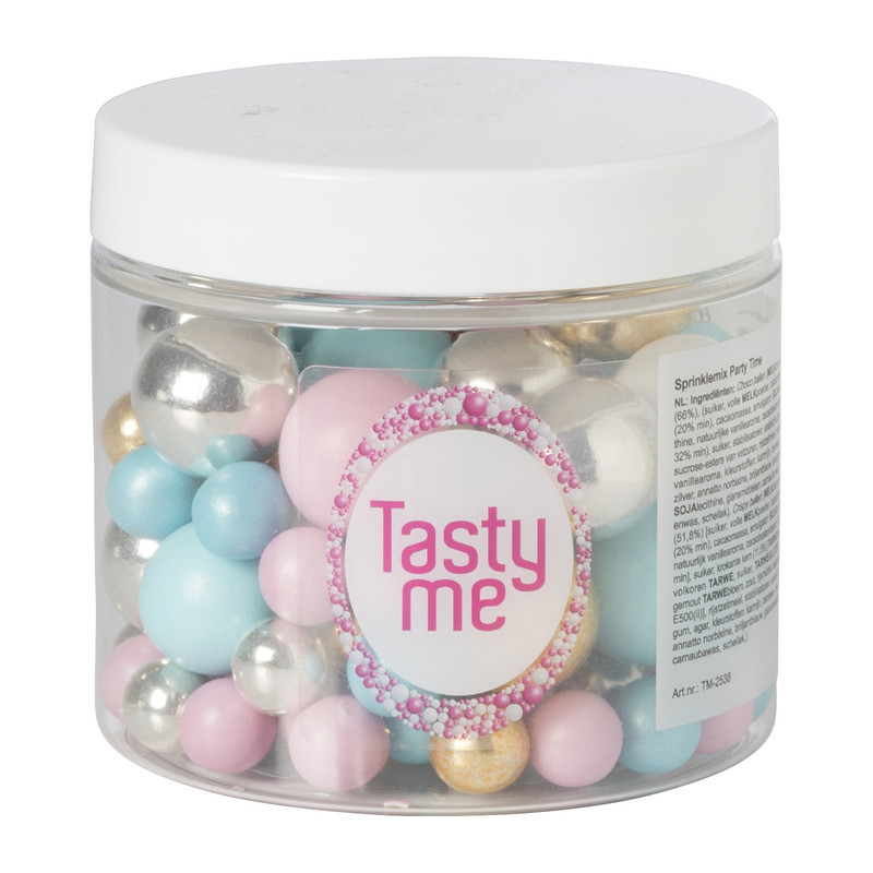 Tasty Me sprinkles - party time mix - 120 gram