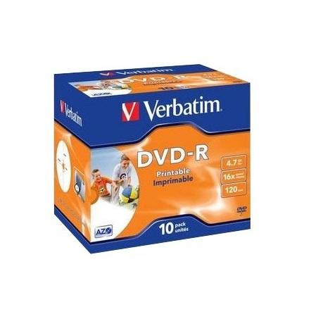 Verbatim DVD-R Printable 10 stuks