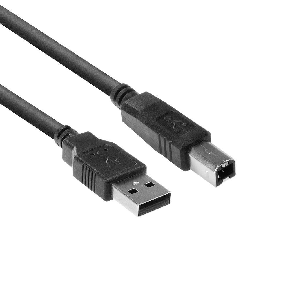 ACT USB A naar B M/M 0,5m