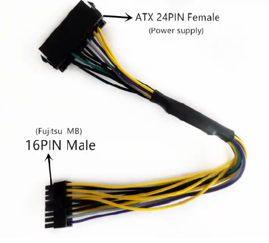16-pin naar 24-pin Fujitsu kabel 30cm