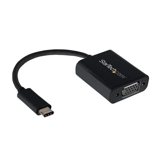 StarTech USB-C naar VGA kabel zwart