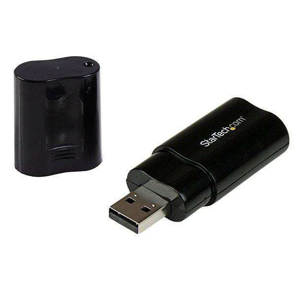 StarTech USB Stereo audio adapter zwart