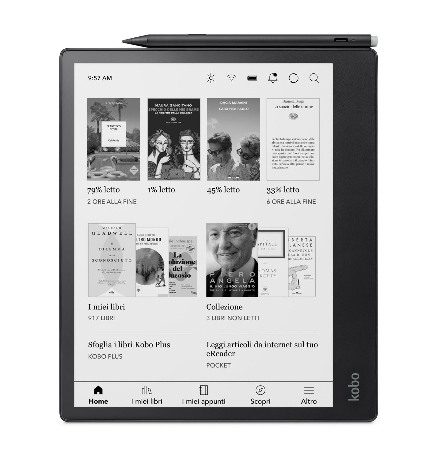 Kobo Elipsa 2E e-Reader zwart